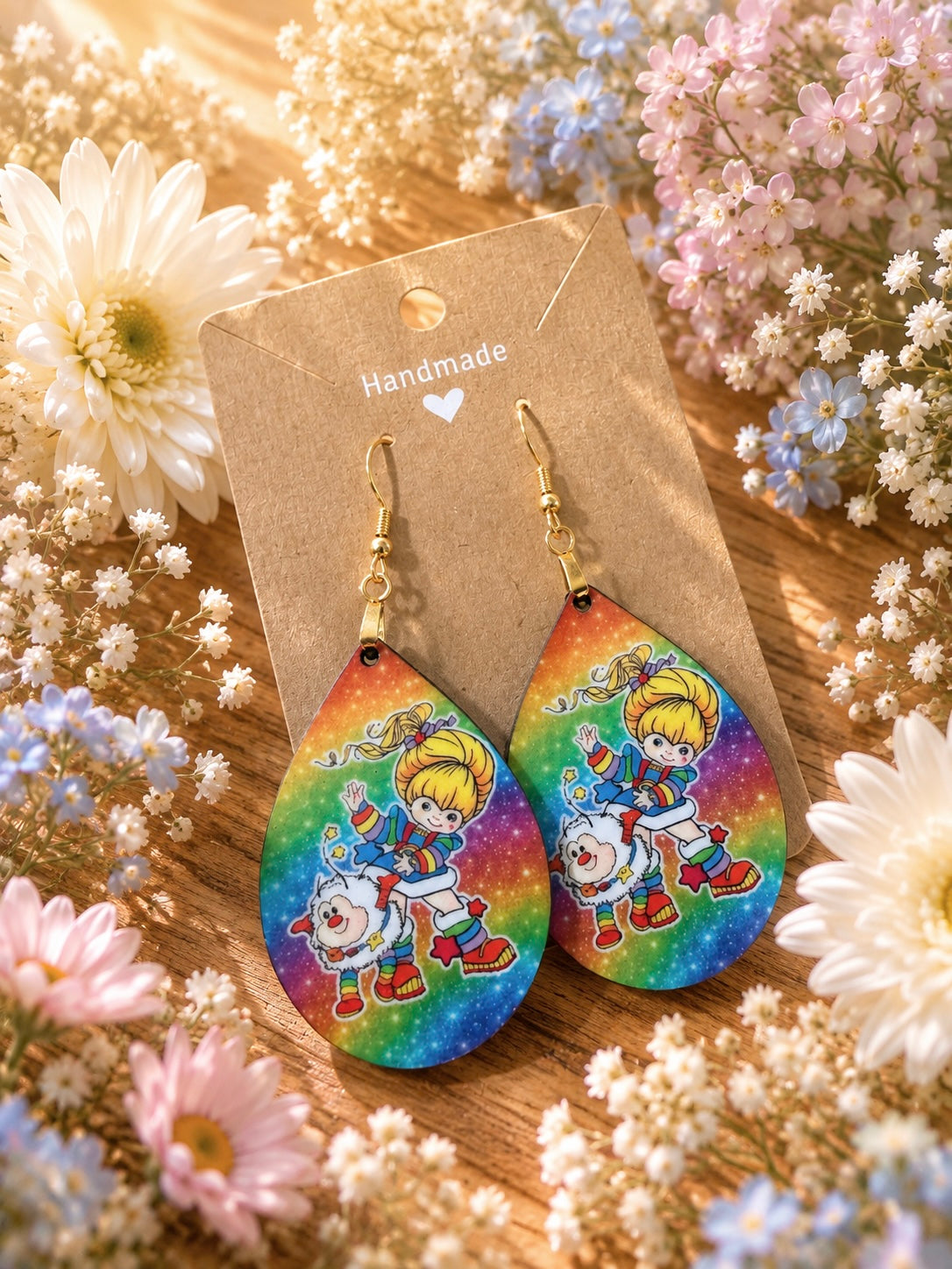 Rainbow Girl Earrings