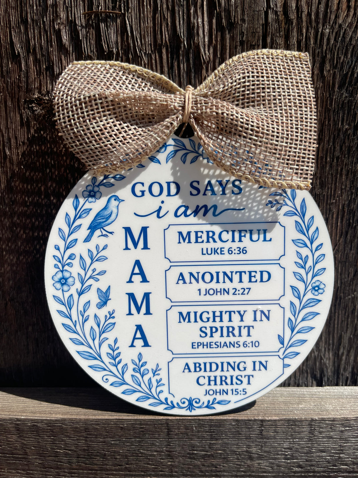 "I am" ornaments
