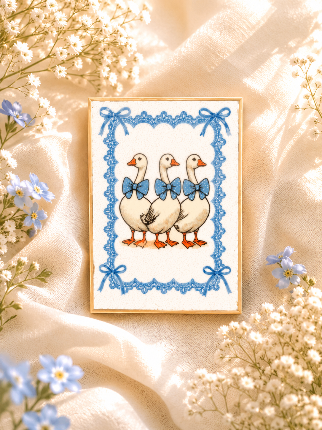 Mini Whimsy Goose Magnets