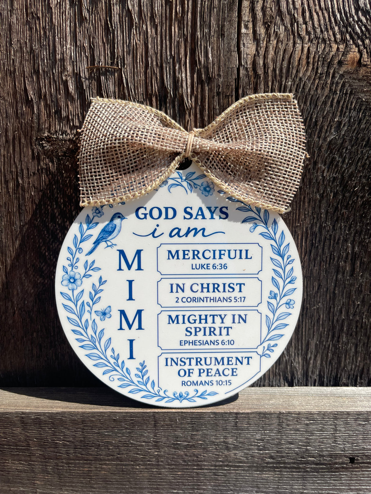 "I am" ornaments