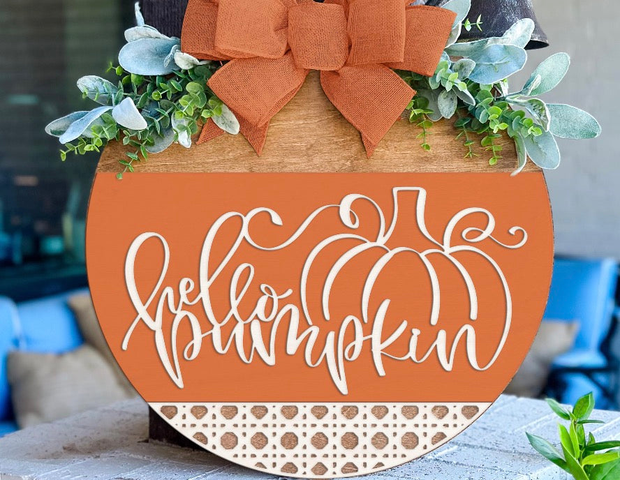 Pumpkin Wall Hanger