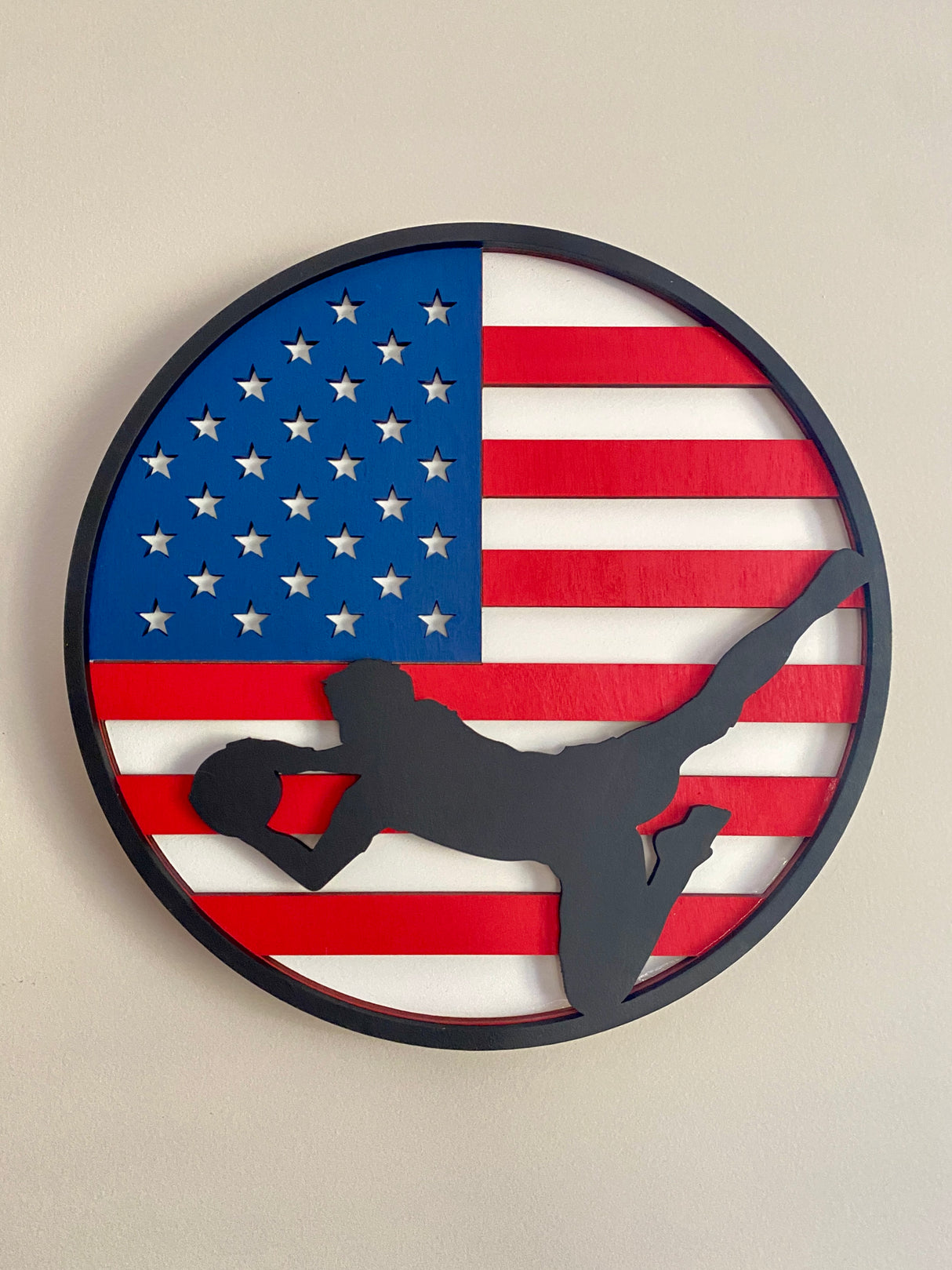 Soccer Inspired Wall Hanger