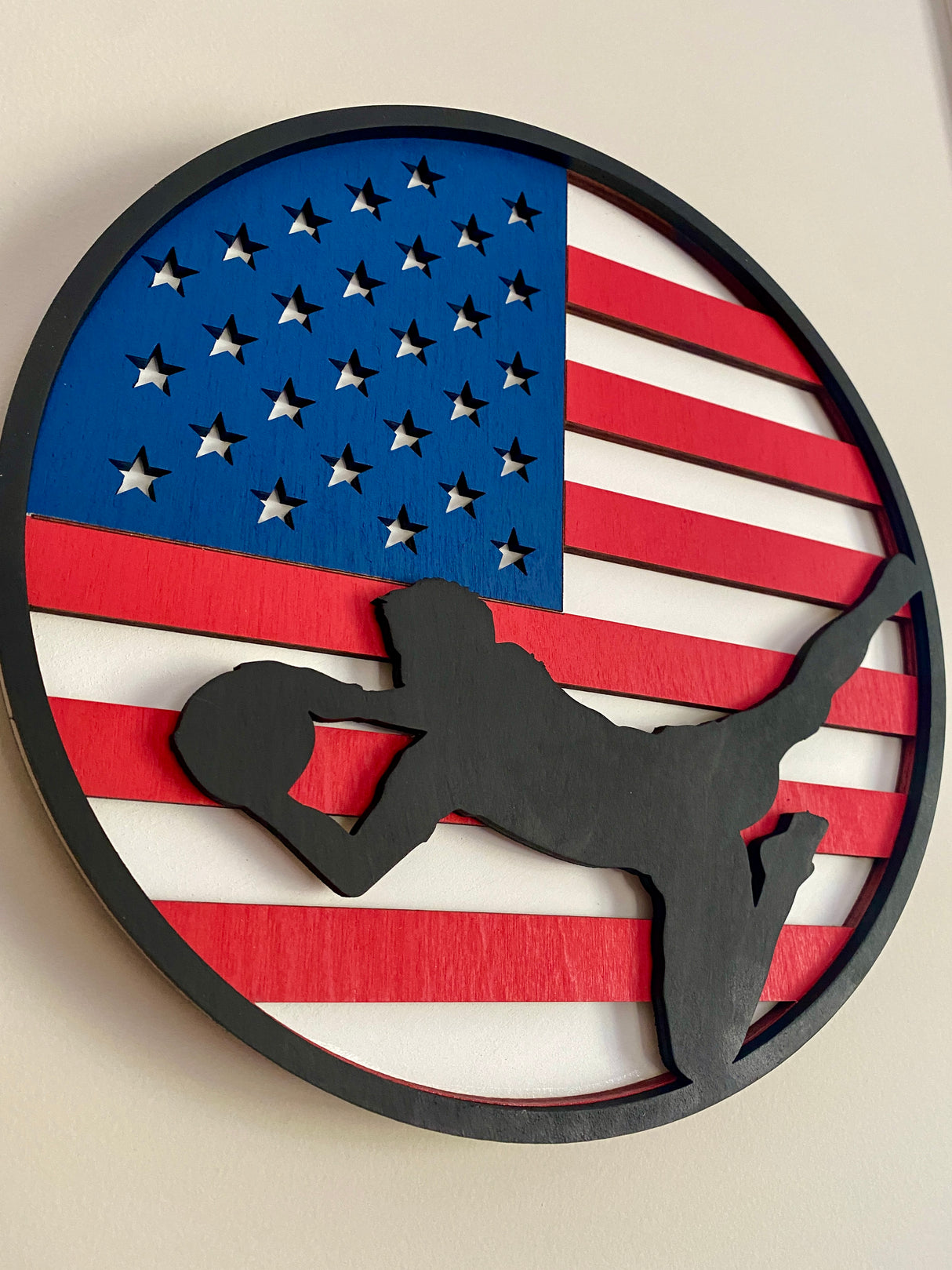 Soccer Inspired Wall Hanger