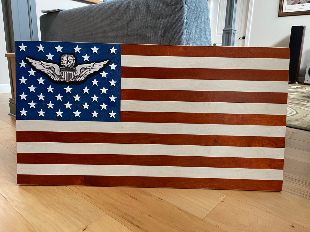 Large American Flag Coin Holder