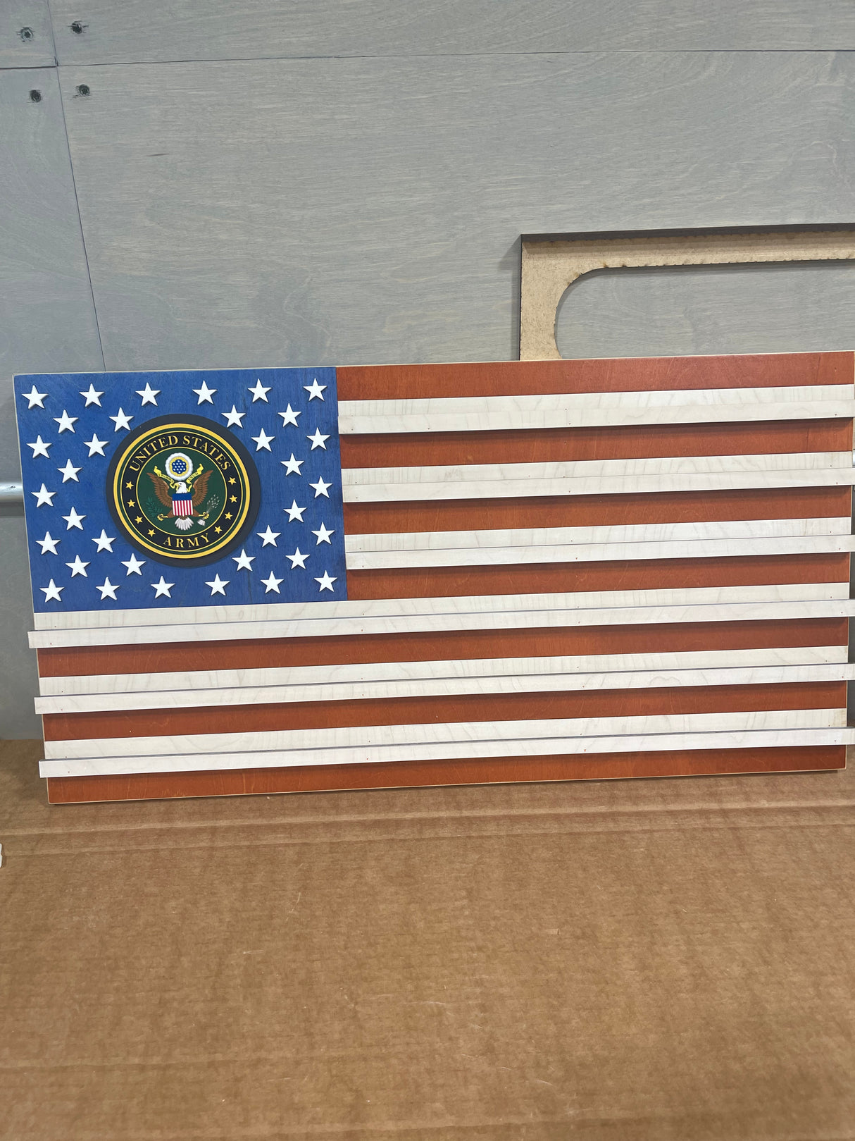 Large American Flag Coin Holder