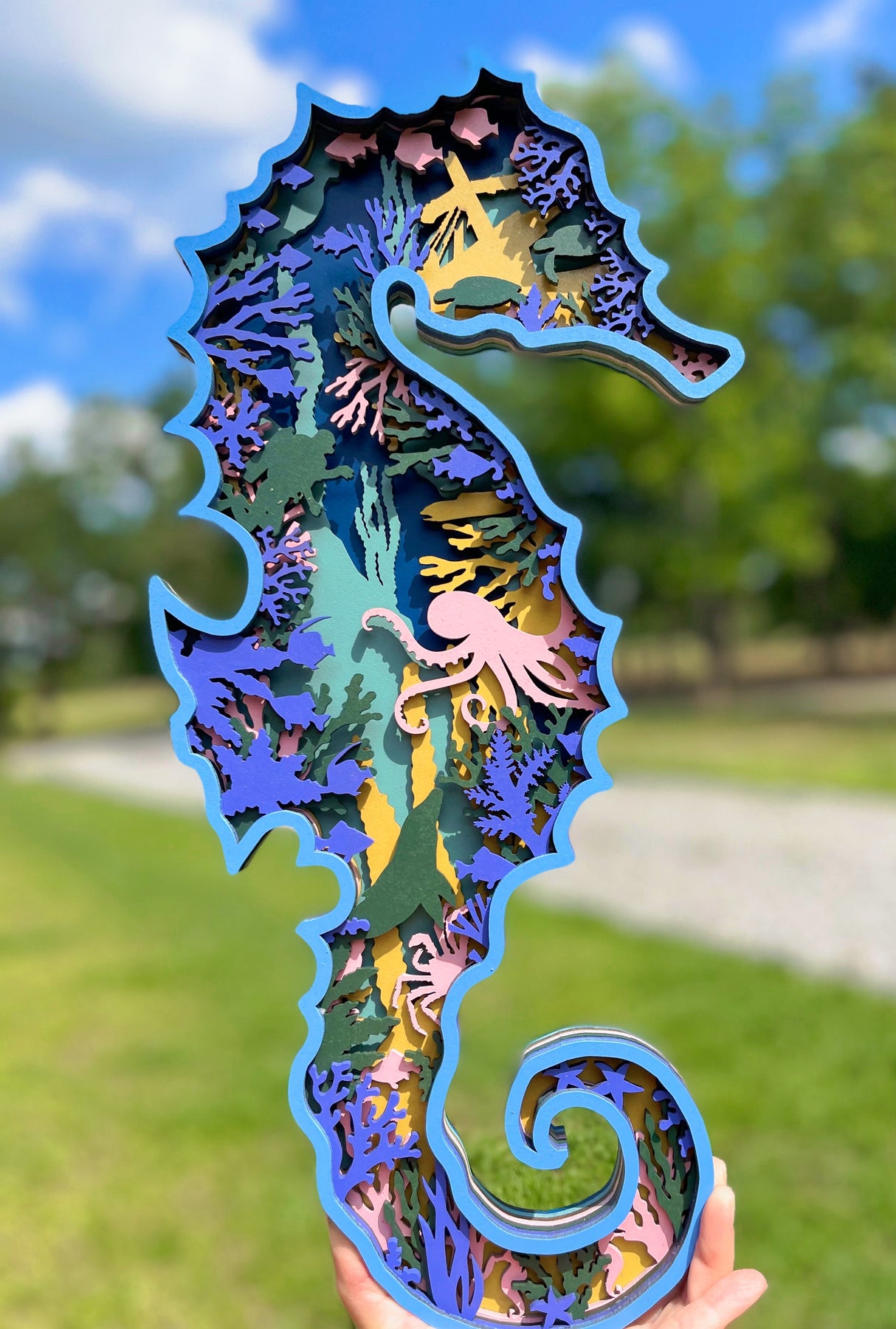 Seahorse Mandala