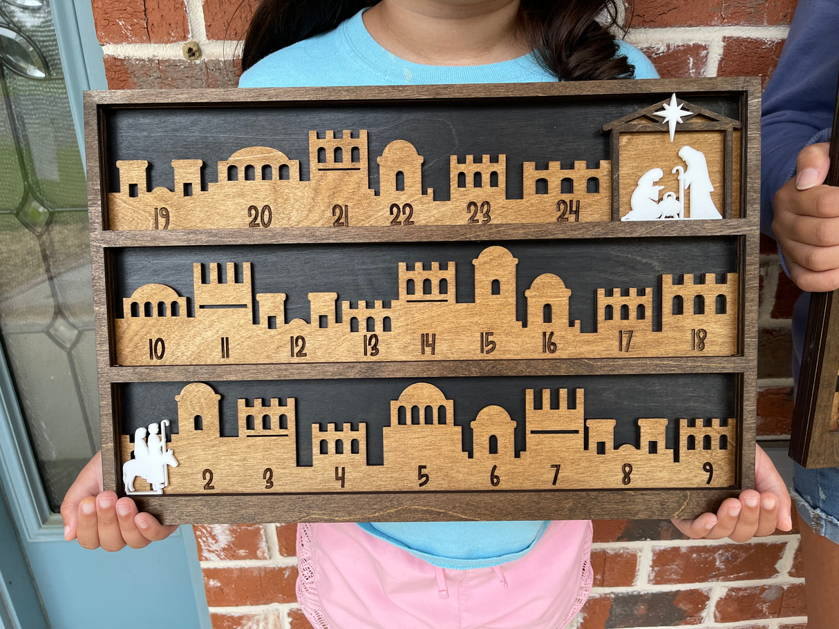 Nativity Scene Christmas Countdown