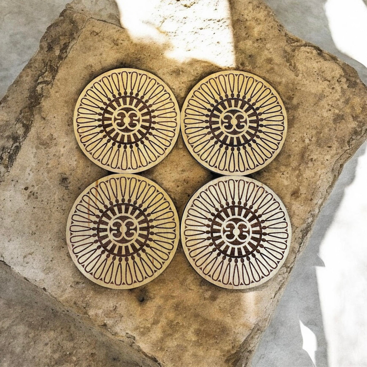 Laser Engraved Coasters