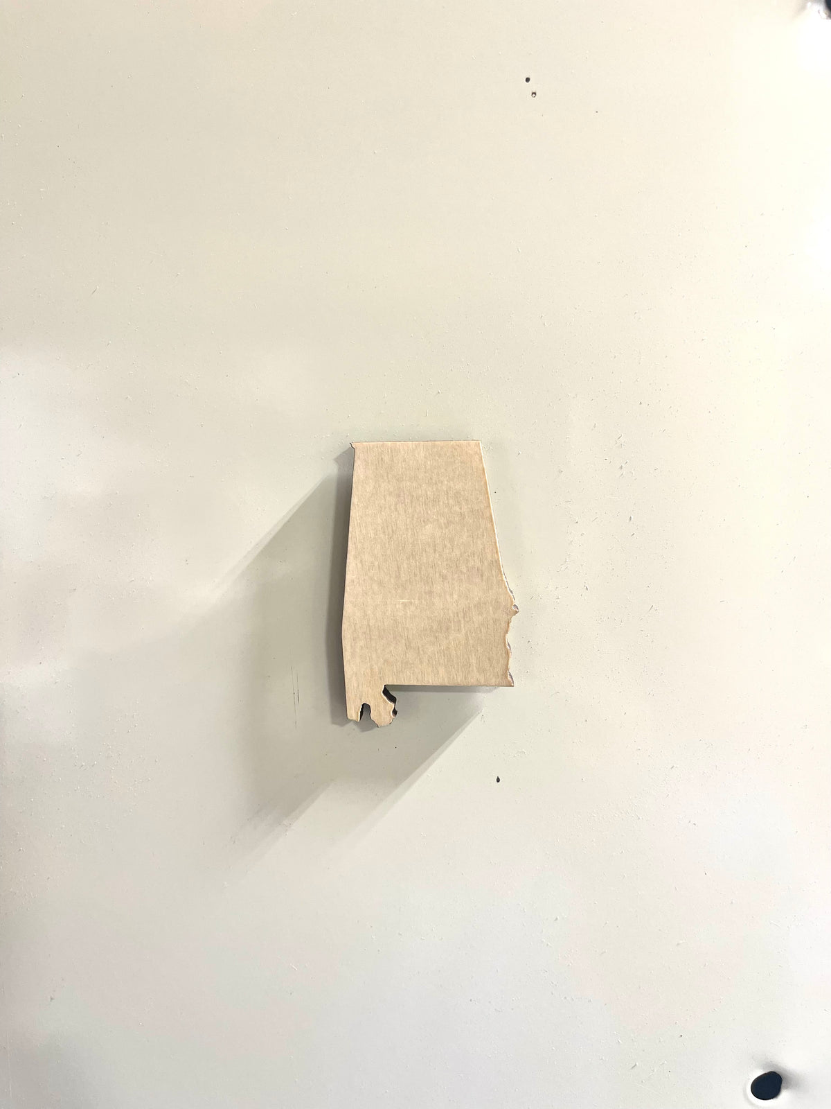 Small Wooden Alabama Magnets