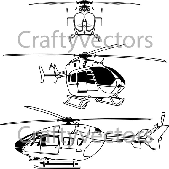 Helicopter Family Name Plaque
