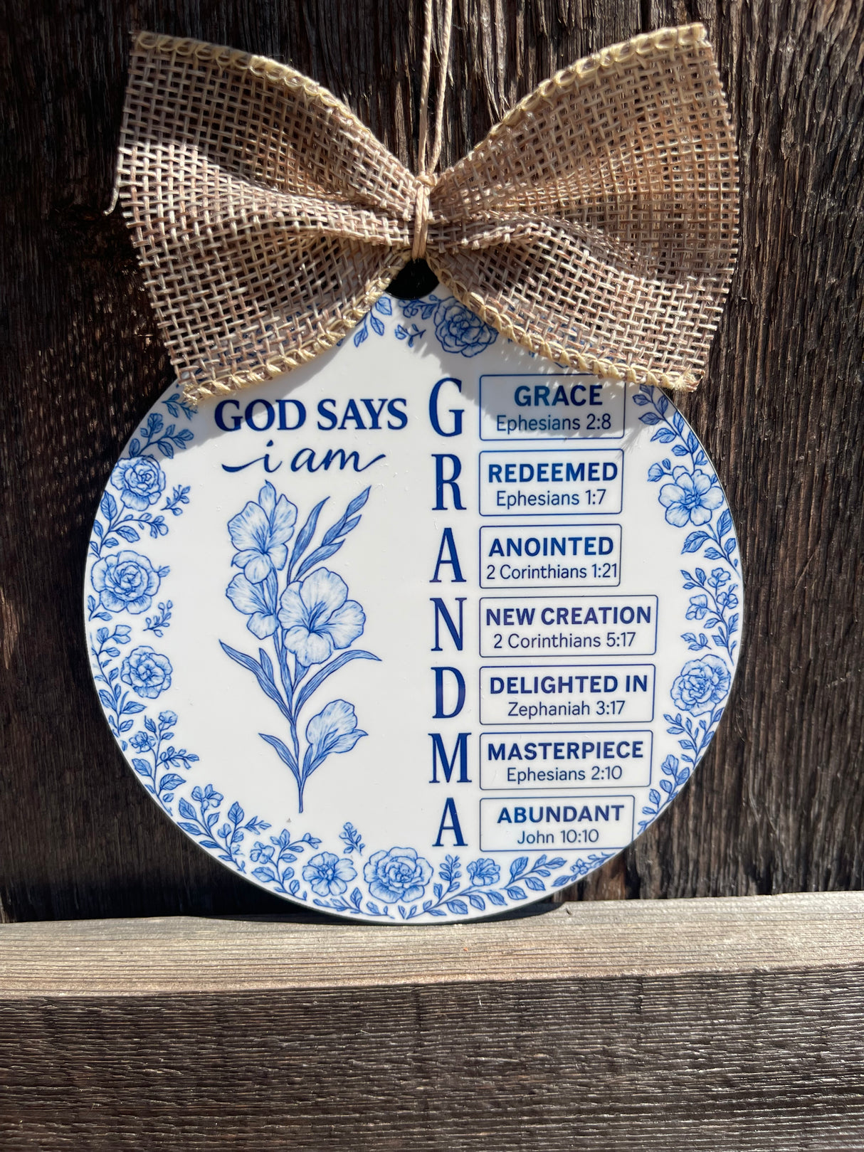 "I am" ornaments
