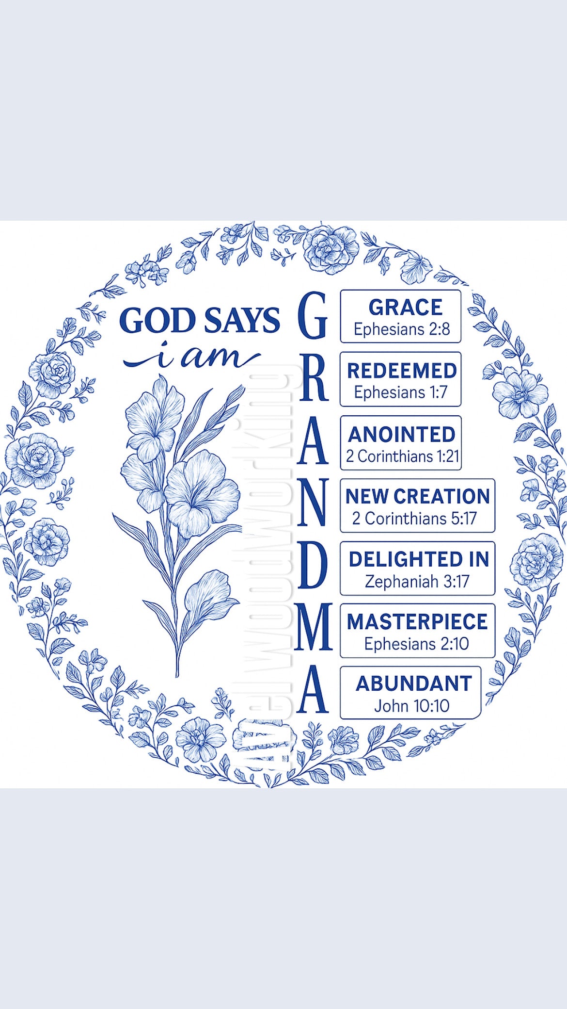 "I am" ornaments