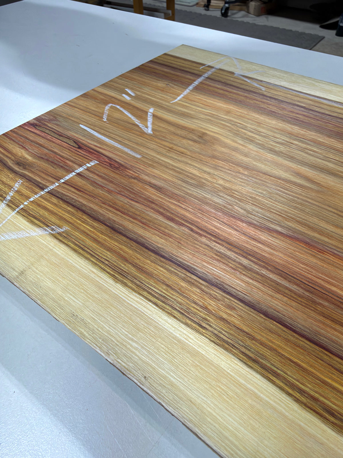Canarywood Live Edge Slab #CW-001 – 10” × 50” × 5/4”