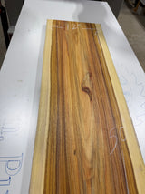 Canarywood Live Edge Slab #CW-001 – 10” × 50” × 5/4”