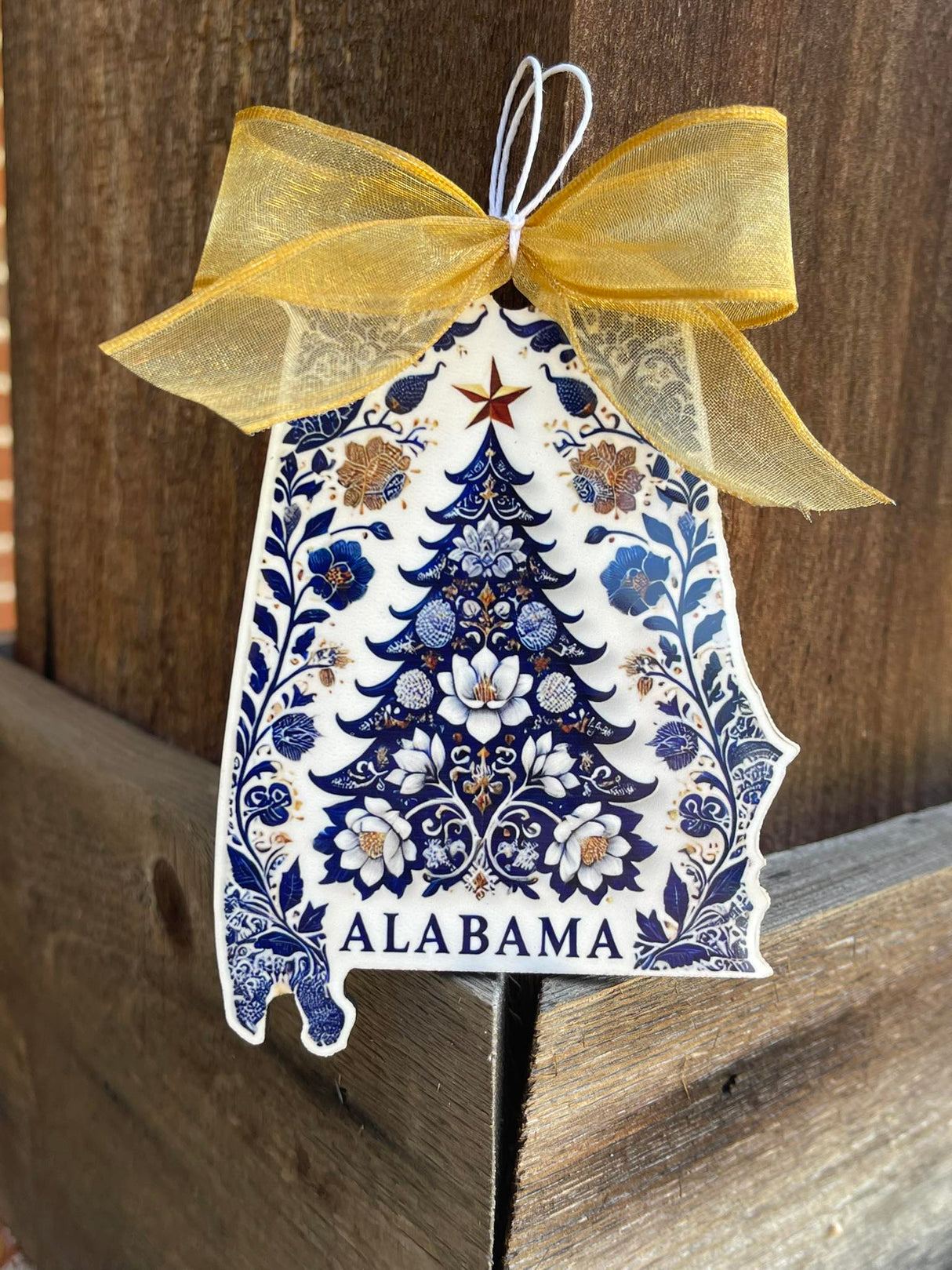 State  Sublimated Chinoiserie ornament
