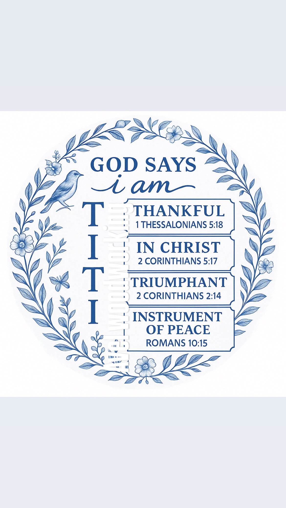 "I am" ornaments