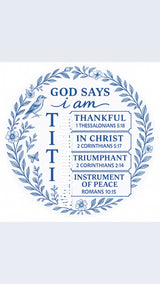 "I am" ornaments