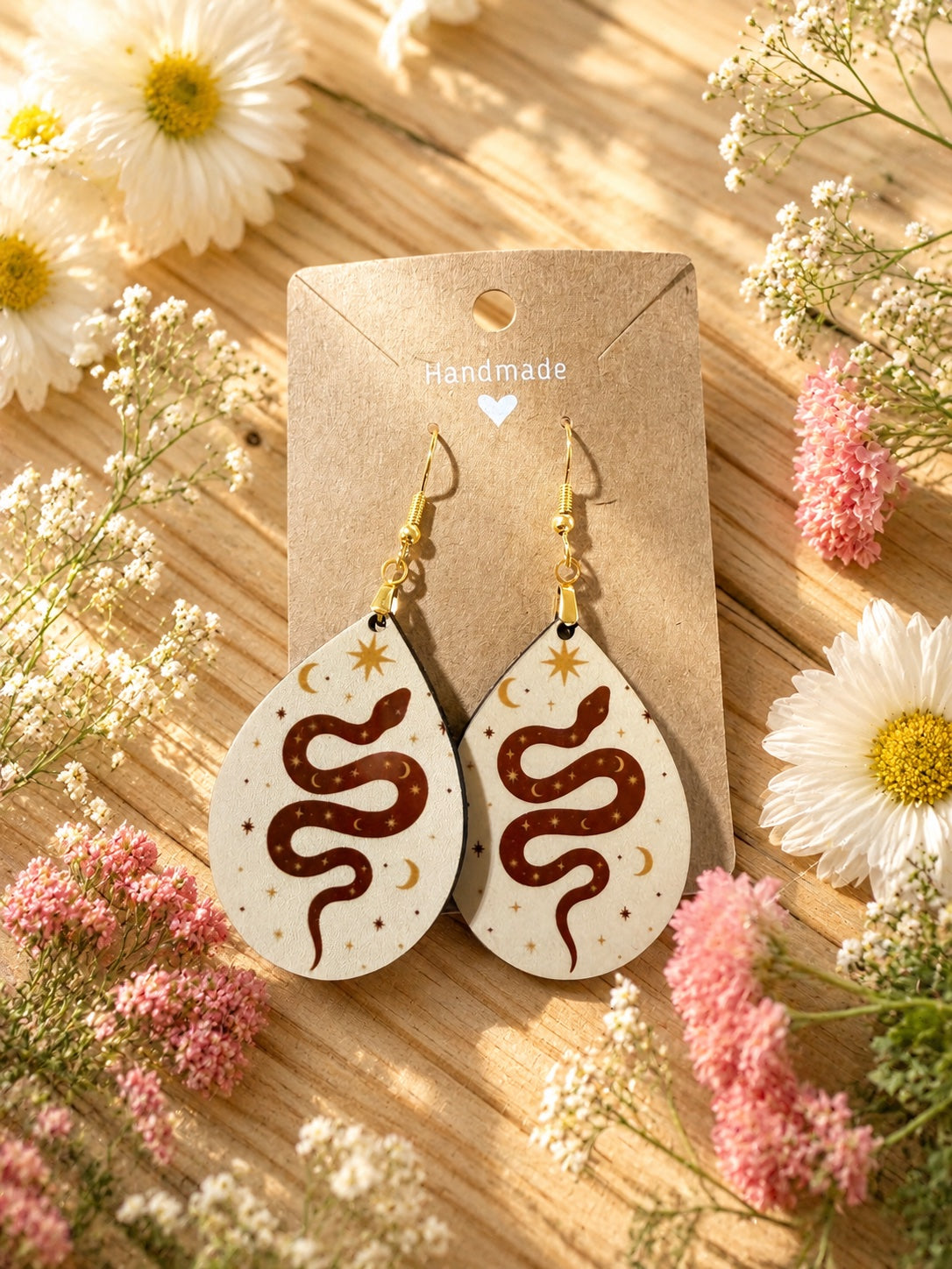 Boho Serpent Earrings