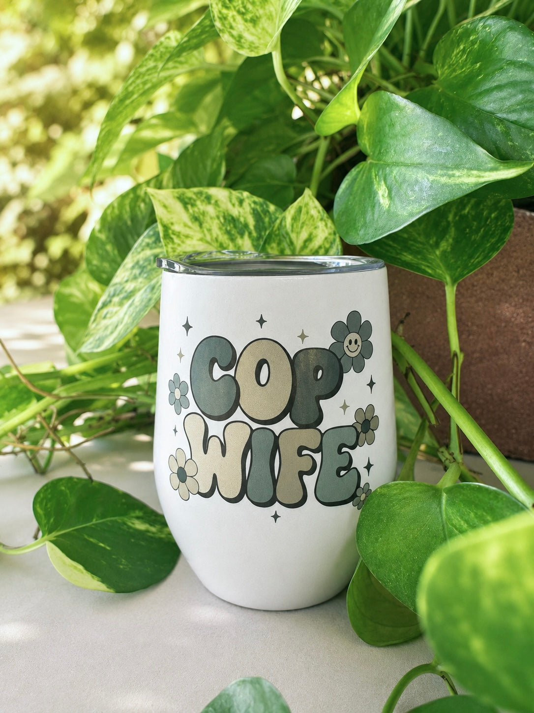 Cop Wife Tumbler Cup