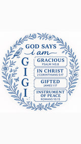 "I am" ornaments