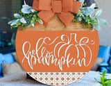 Pumpkin Wall Hanger