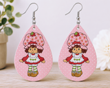 Pink Berry Earrings