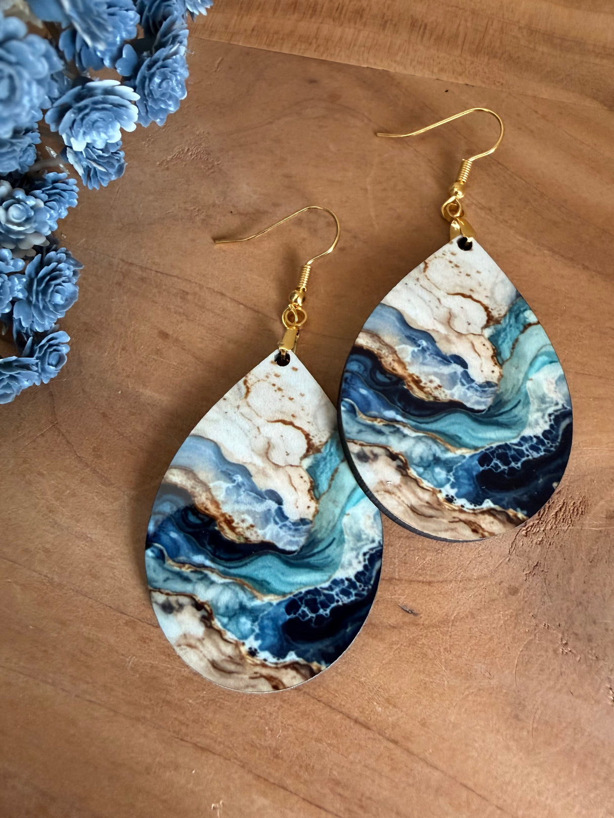 Beach Wave Tear Drops