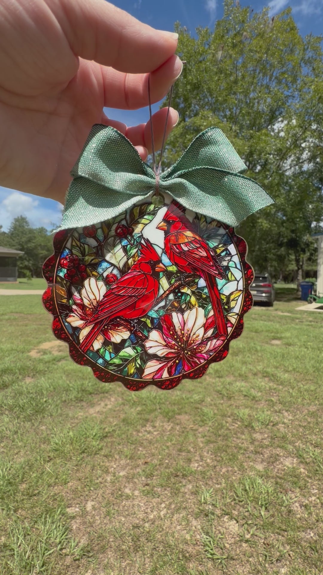 Cardinal Ornament