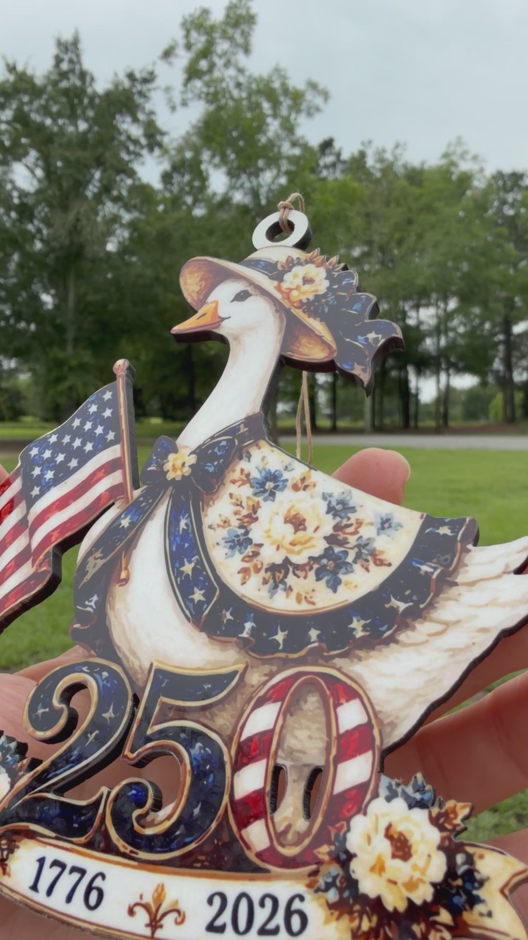 250th America Ornament GOOSE